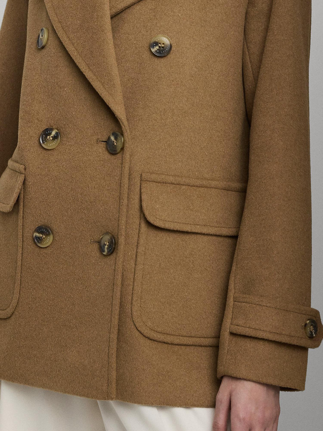 Wool Blend Peacoat