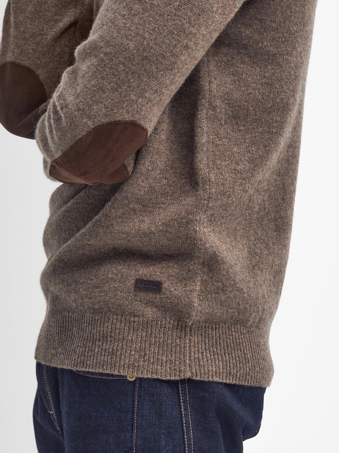 Essential elbow patch jumper