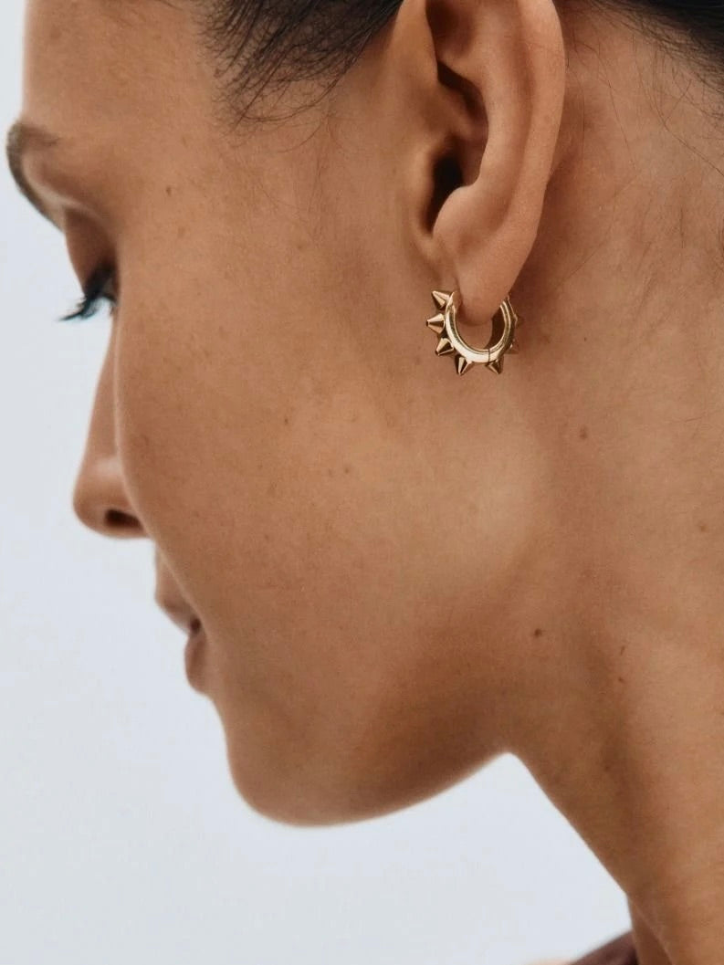 Peak Hoops Icon M Gold