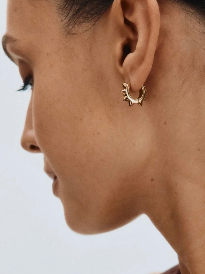 Peak Hoops Icon M Gold