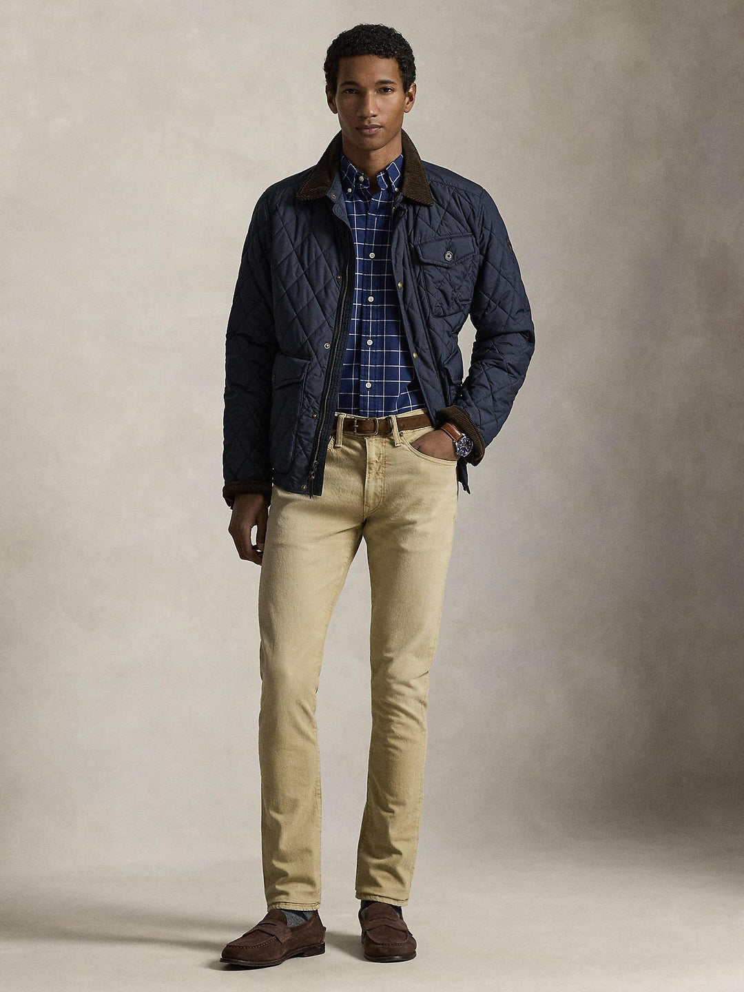 Custom Fit Window Pane Oxford Shirt