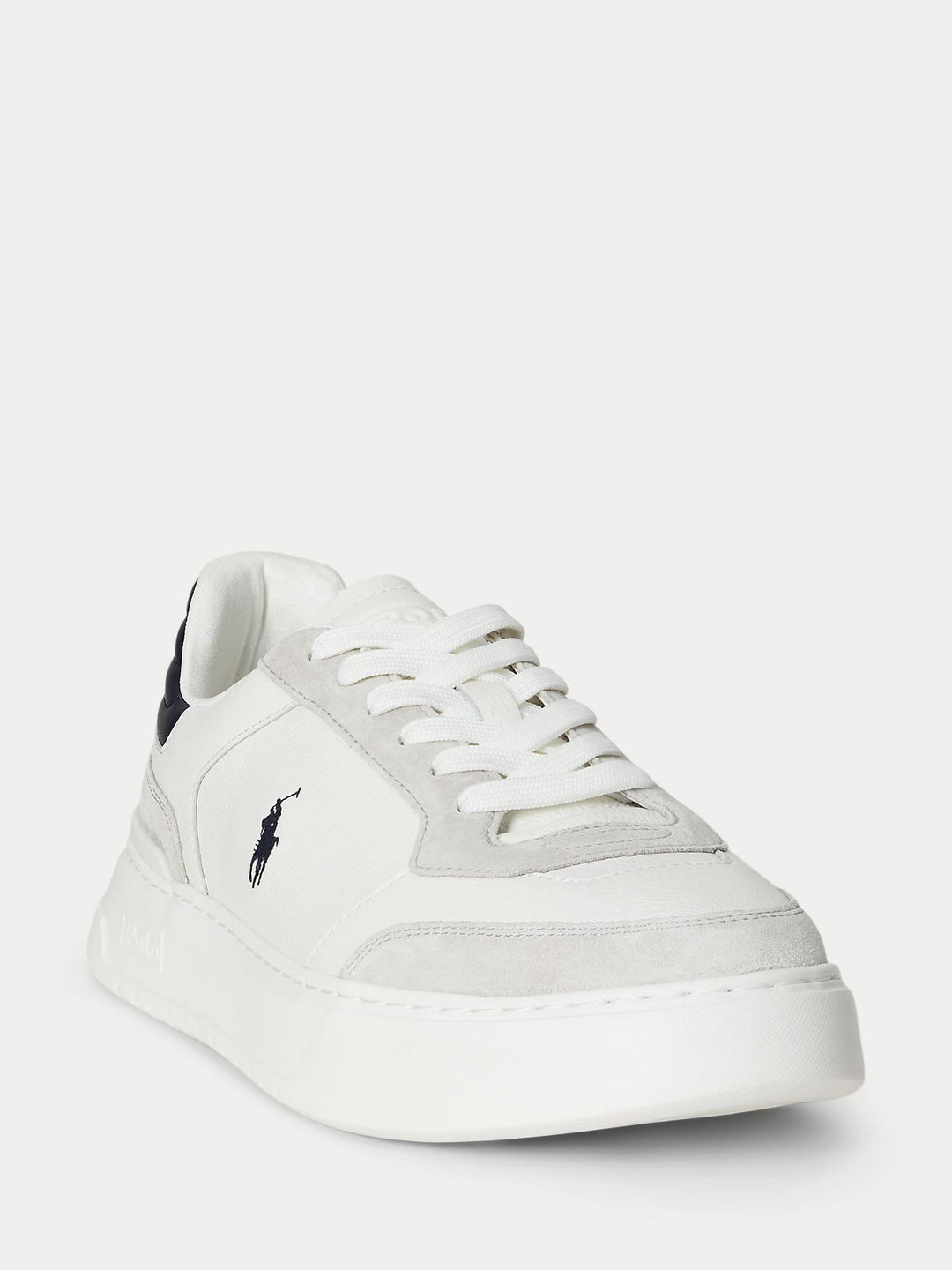 LEATHER-SUEDE SNEAKER
