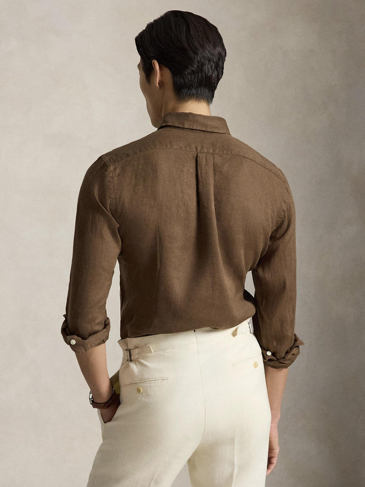 Custom fit linen shirt