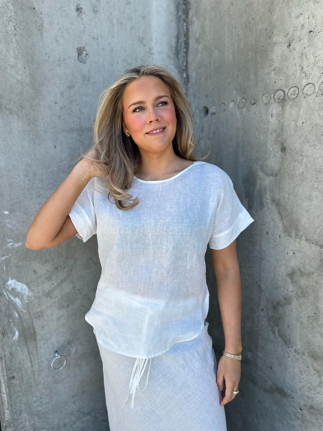 Faro linen top