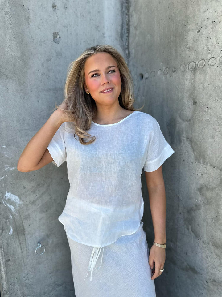 Faro linen top