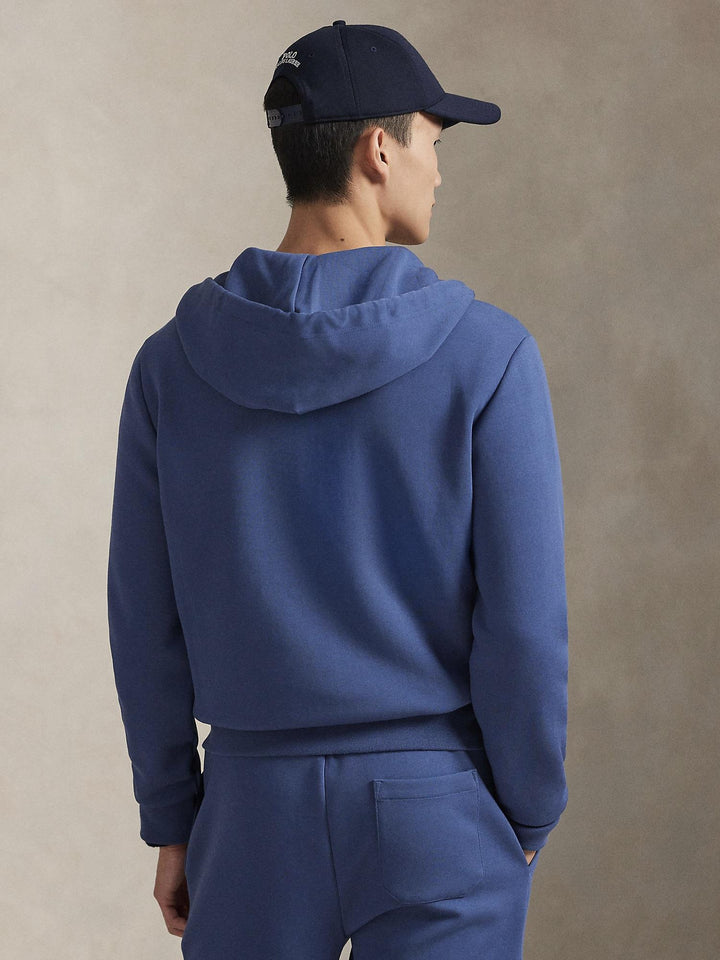 Double knit full zip hoodie