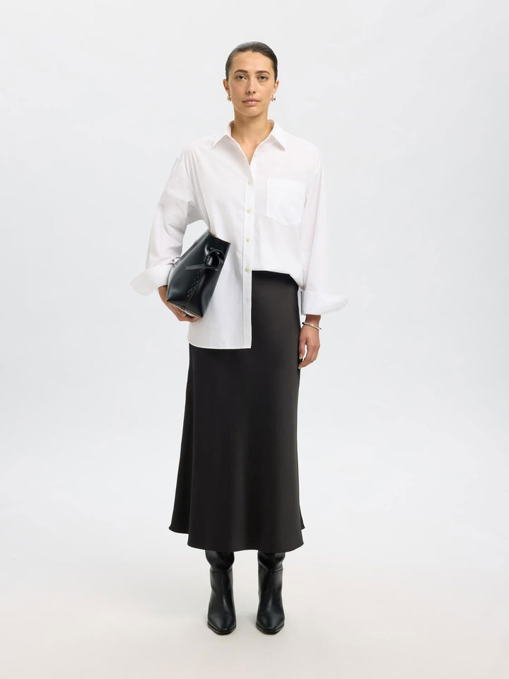 Slwlena Hw Midi Skirt