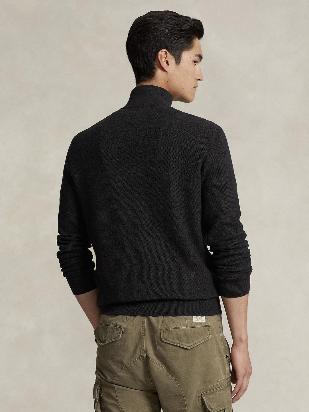 Knit Cotton Quarter Zip