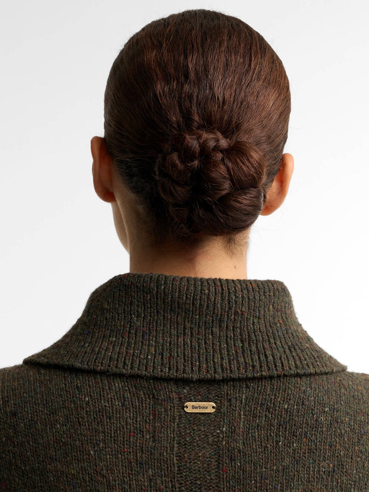 Barbour Lavensdale Half Zip Fleck Knitted Jumper