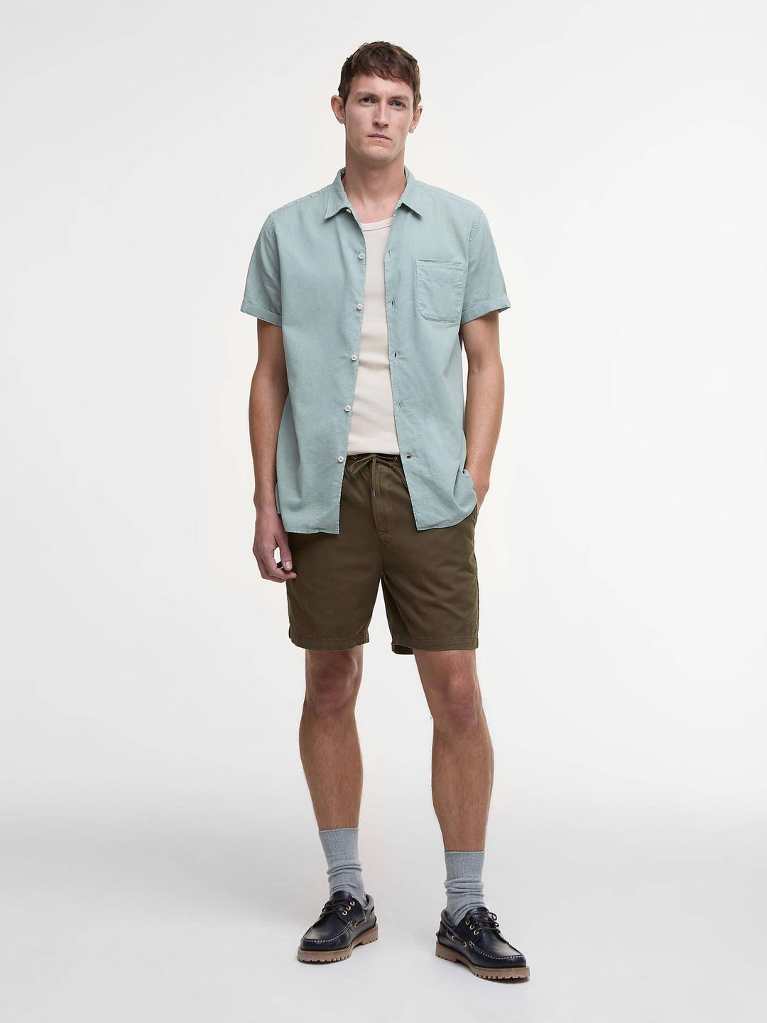 Relaxed Washed Oxford Short
