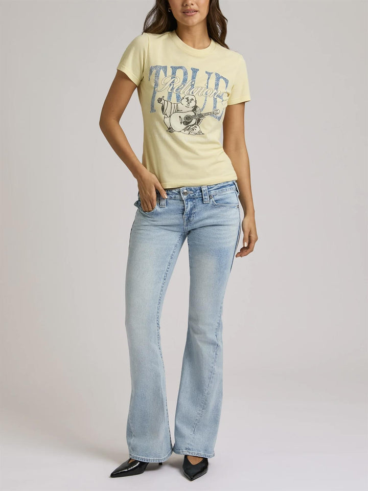 TRUE RELIGION JOEY LOW RISE FLARE