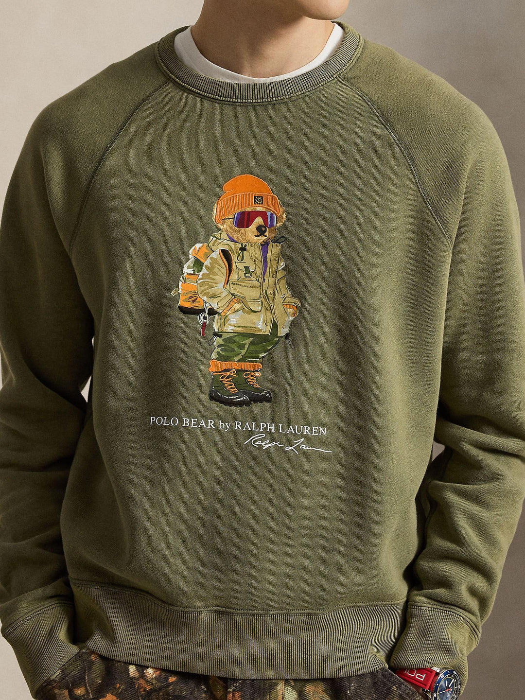 Polo Bear  Fleece Sweatshirt