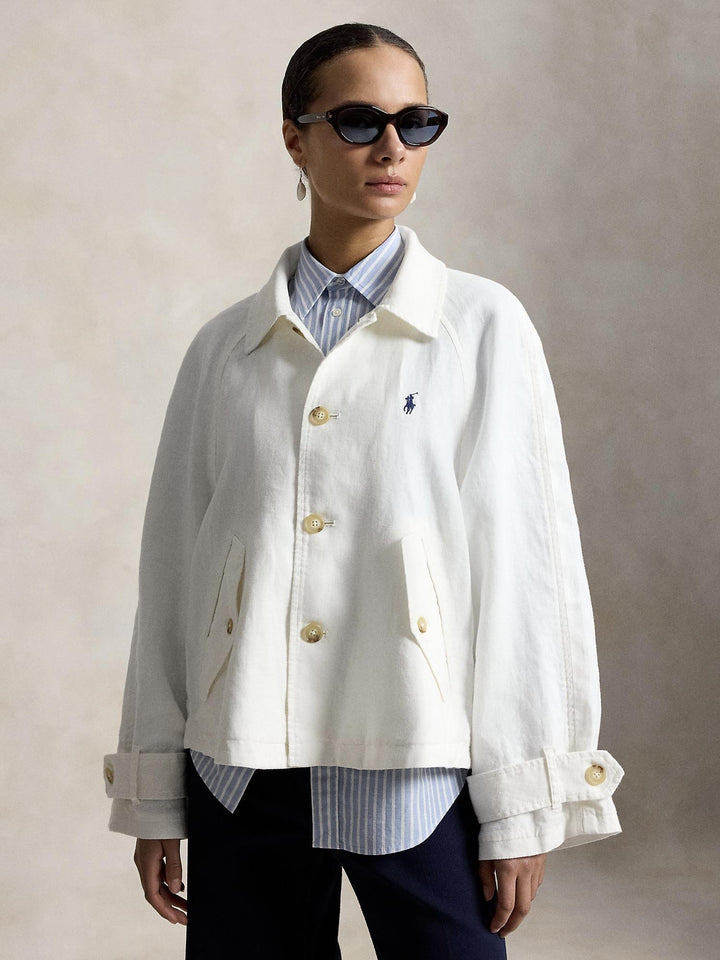Woven Windbreaker Jacket