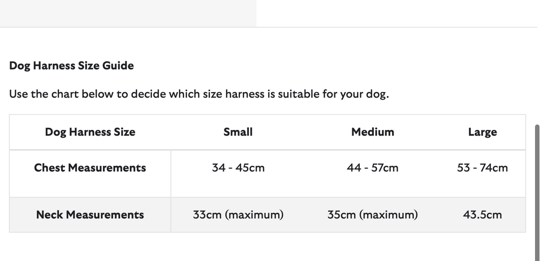 Wax Step In Dog Harness