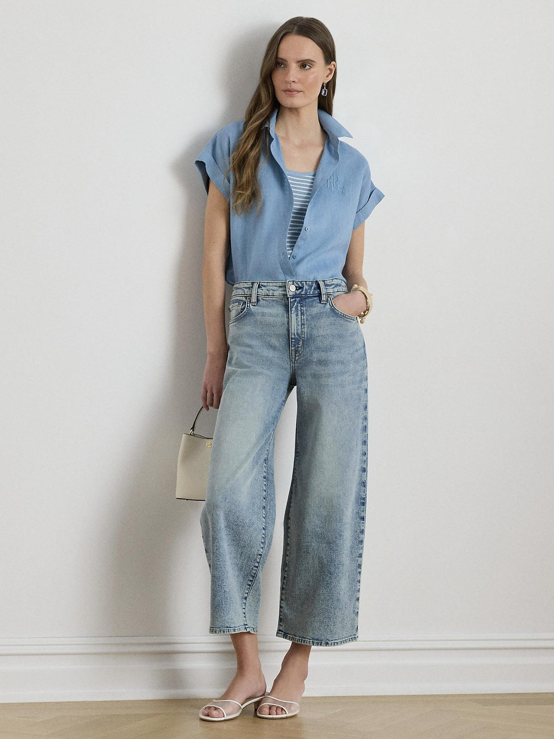Linen short sleeve shirt
