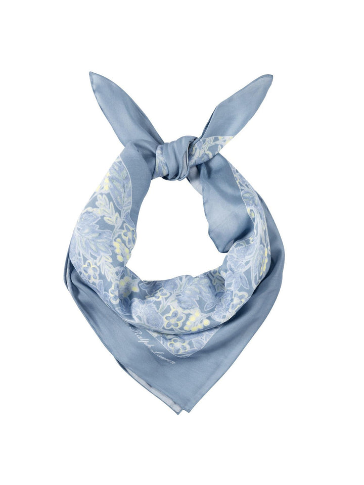 Floral Cotton Silk Scarf