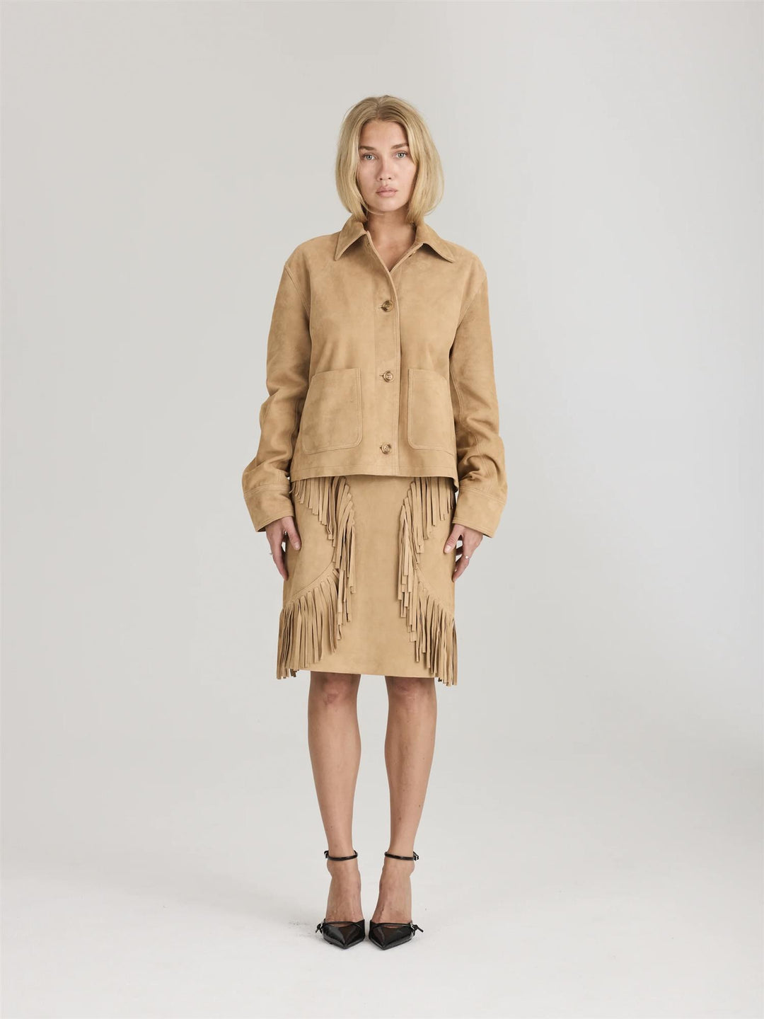 Bay fringe jacket