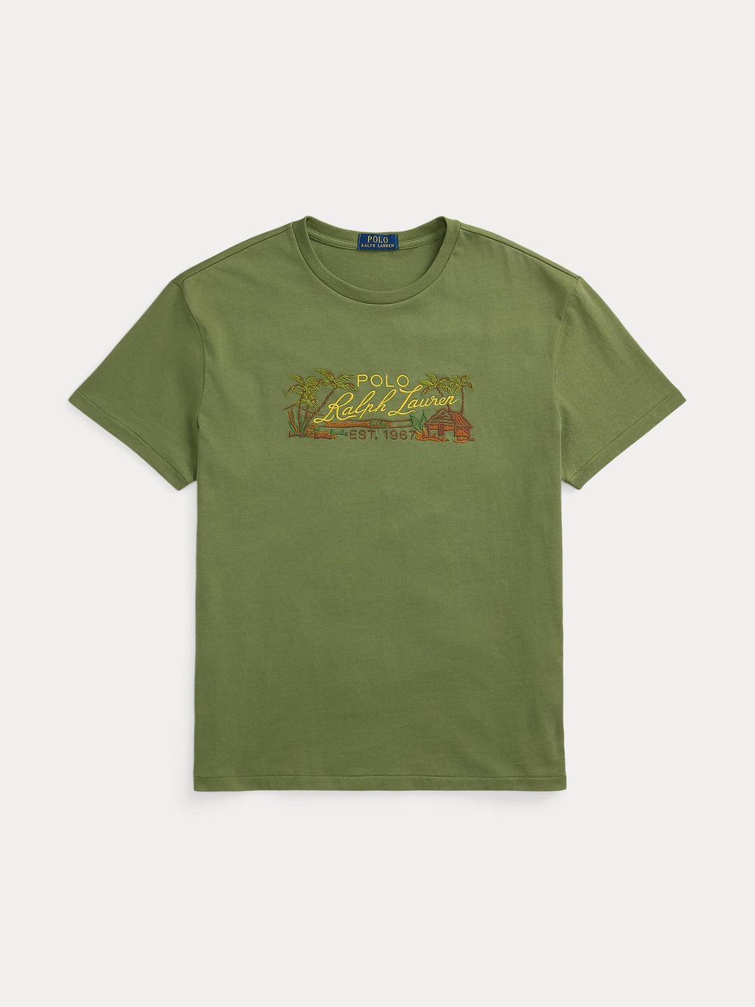 Classic Fit Embroided Jersey Tee