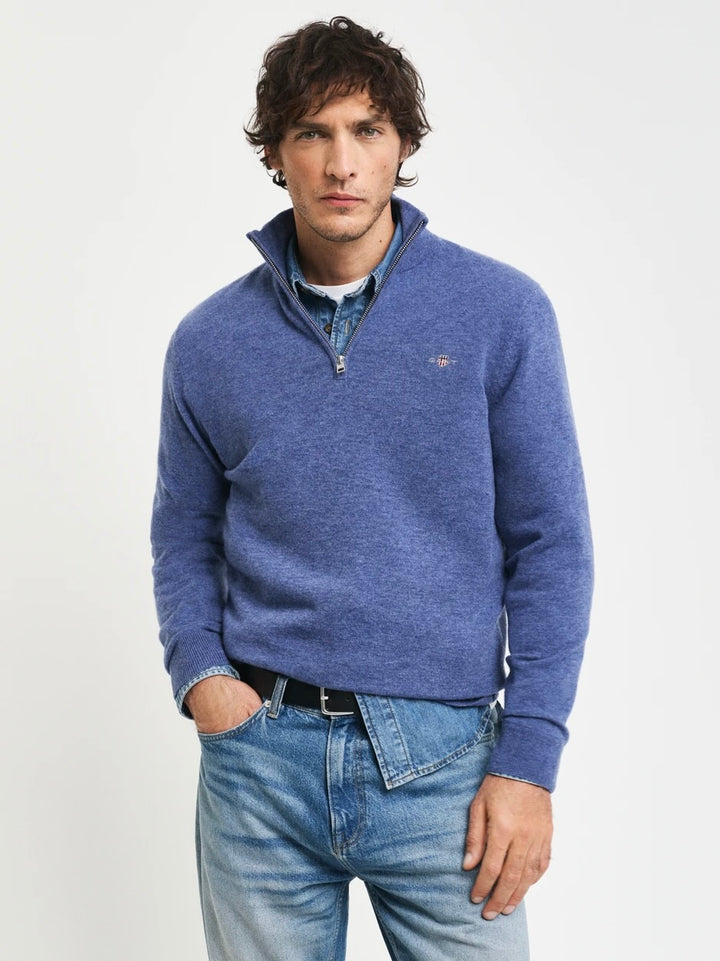 Extrafine Lambswool Half Zip