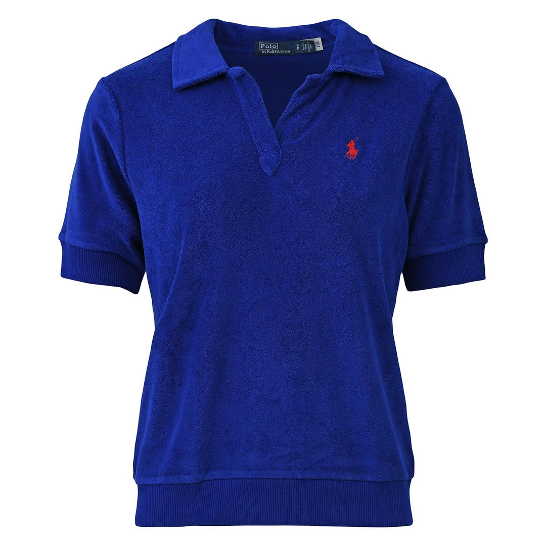 Short Sleeve Terry Polo Shirt