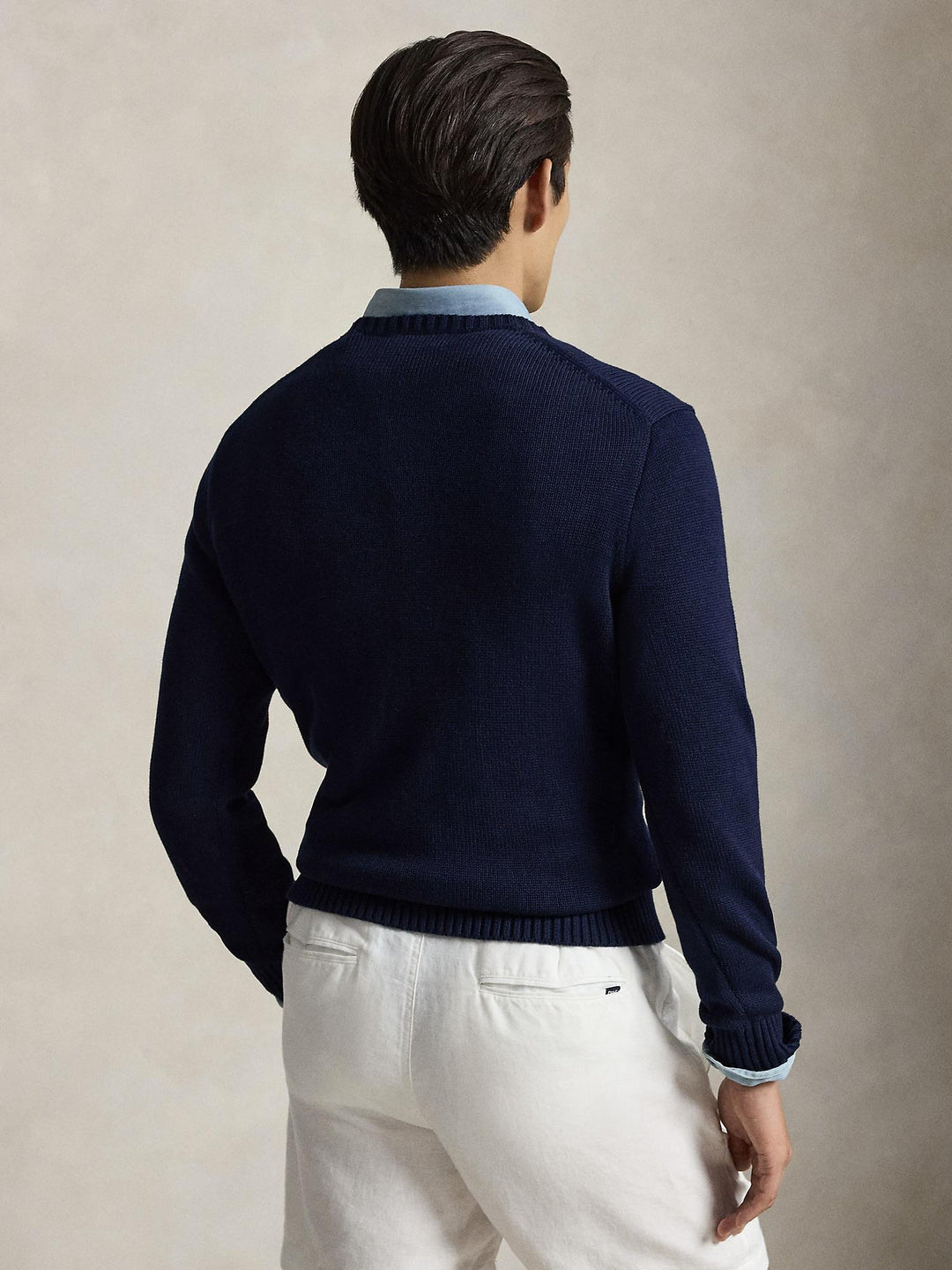 Cotton crewneck sweater