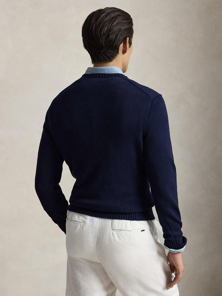 Cotton crewneck sweater
