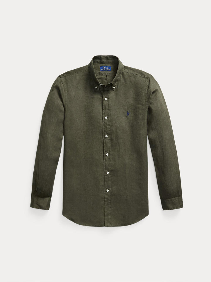 Custom fit linen shirt