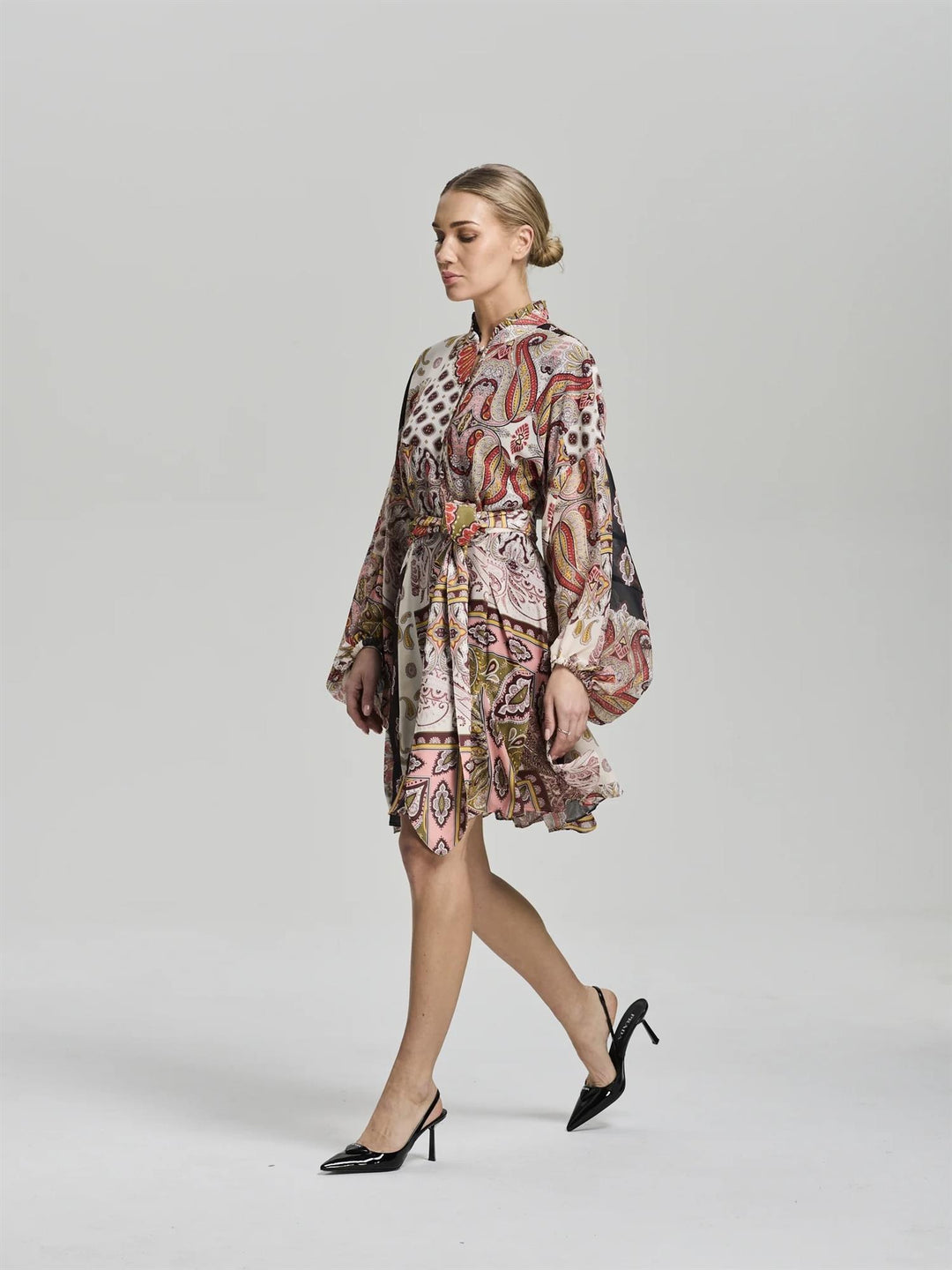 Aliah paisley dress