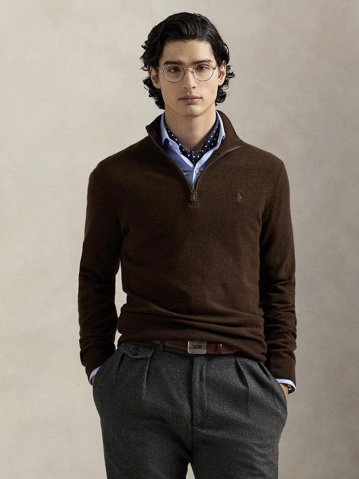 Wool Quarter Zip
