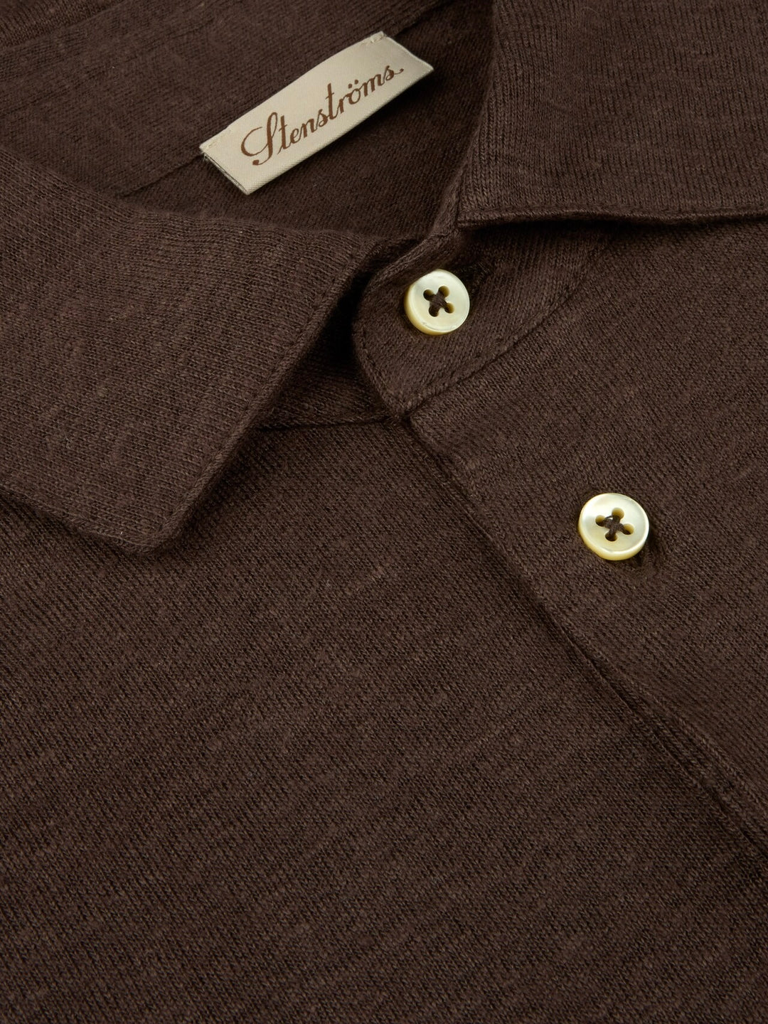 Polo shirt linen stretch