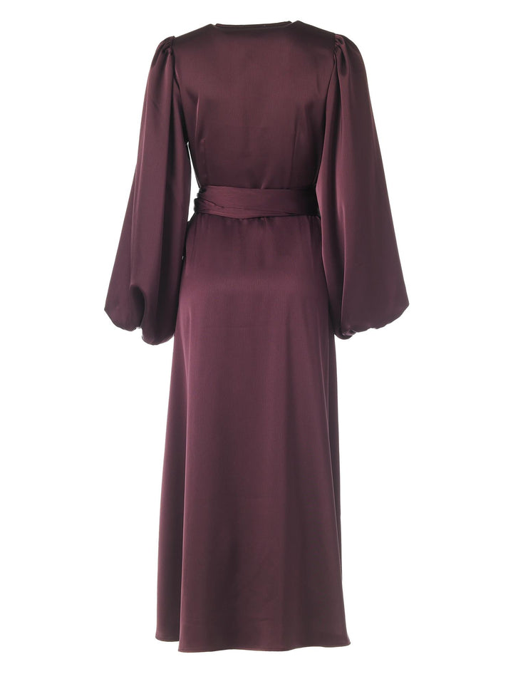 Locki Satin Maxi dress