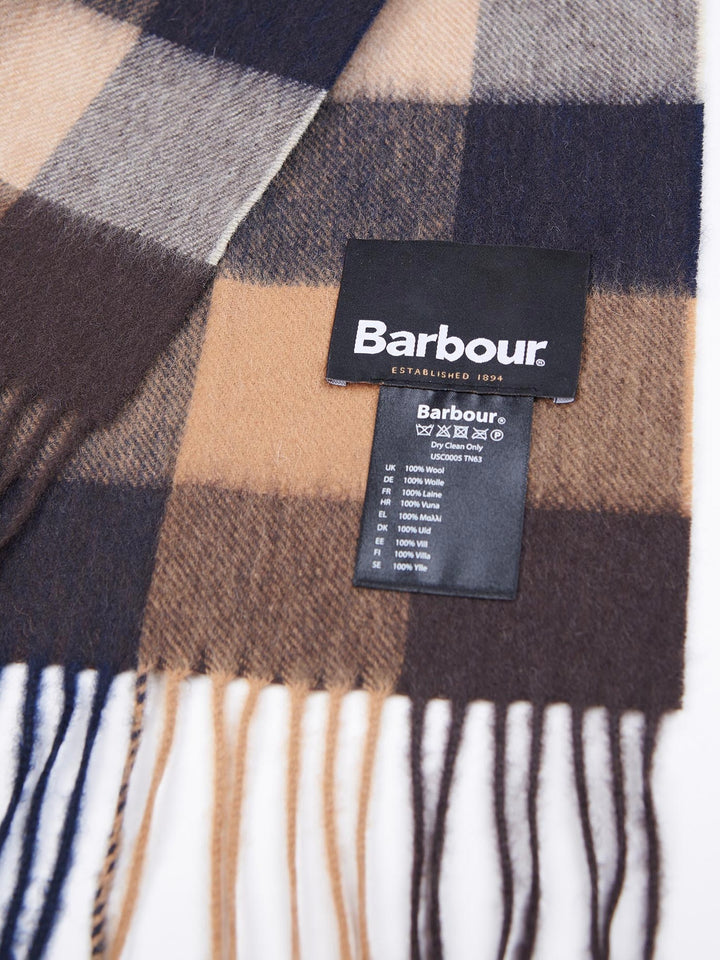 Lambswool Tattersall Scarf