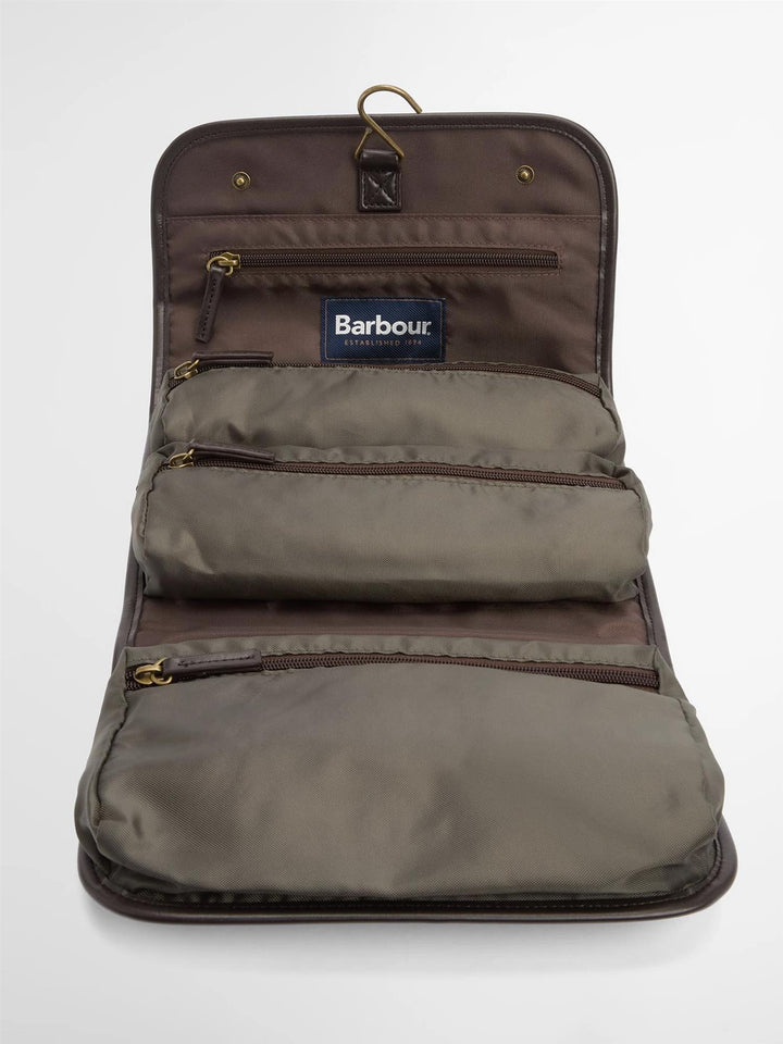 Barbour Wax Hanging Washbag