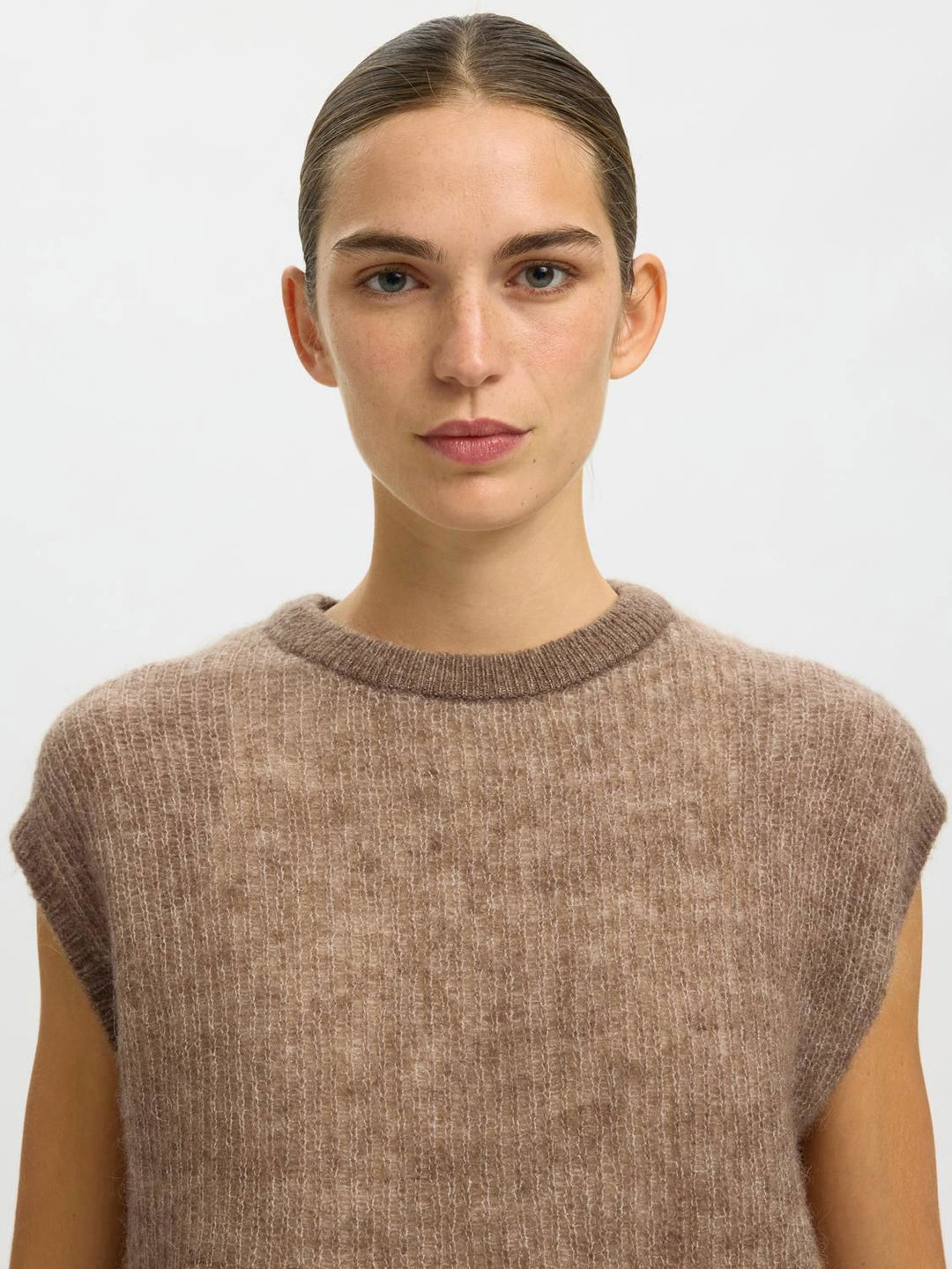 Slflulu Loose Knit O-Neck