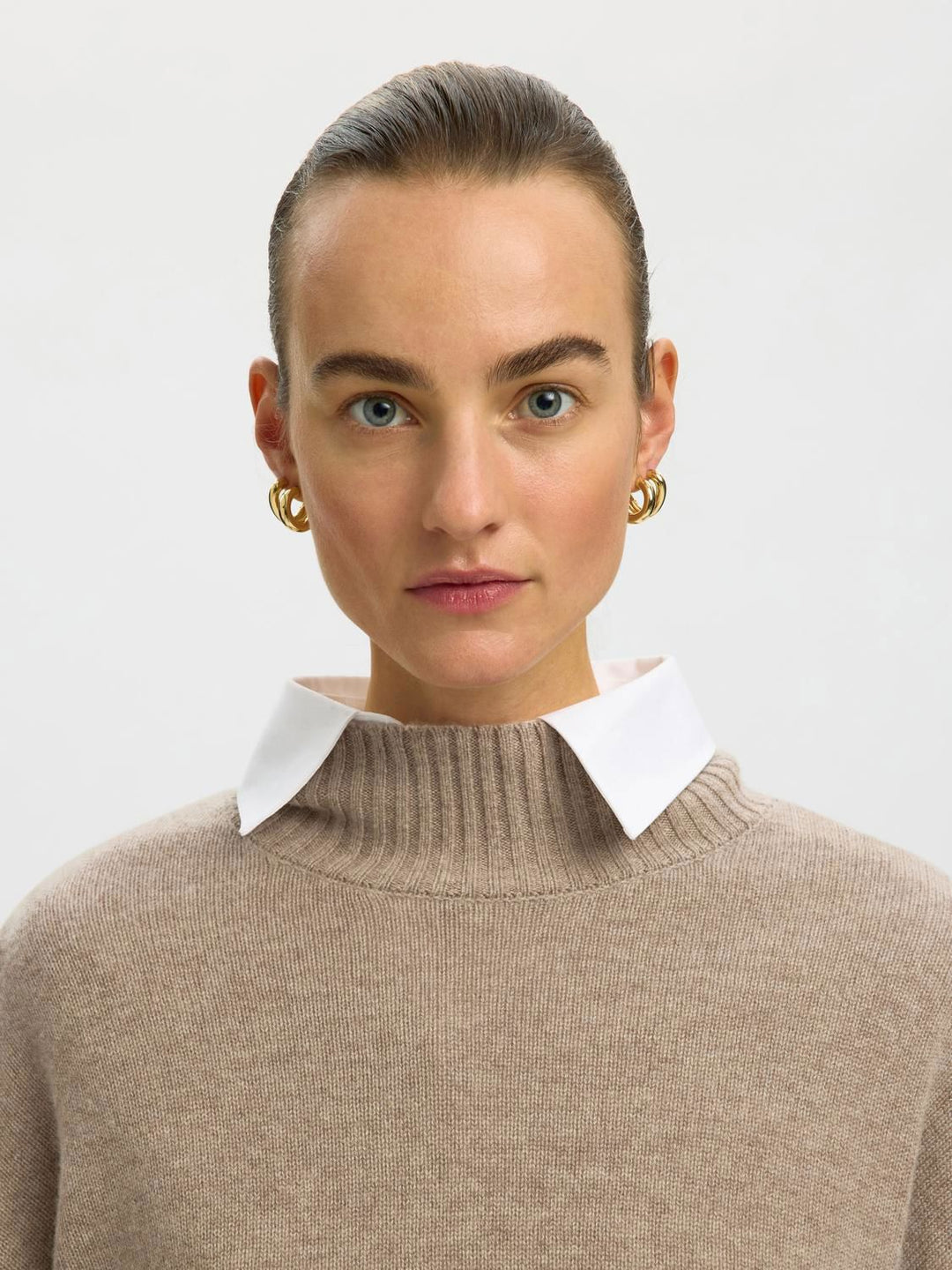 Slwcille Cashmere Blend High Neck Noos