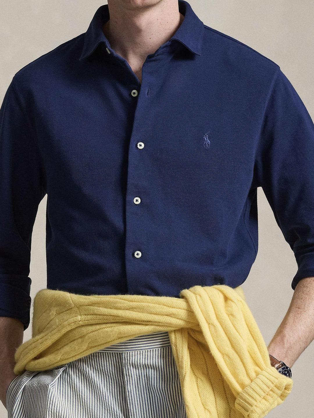 Featherweight mesh shirt