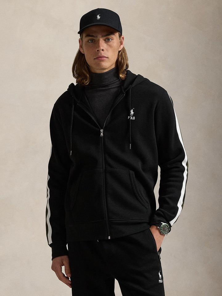 Double knit full zip hoodie