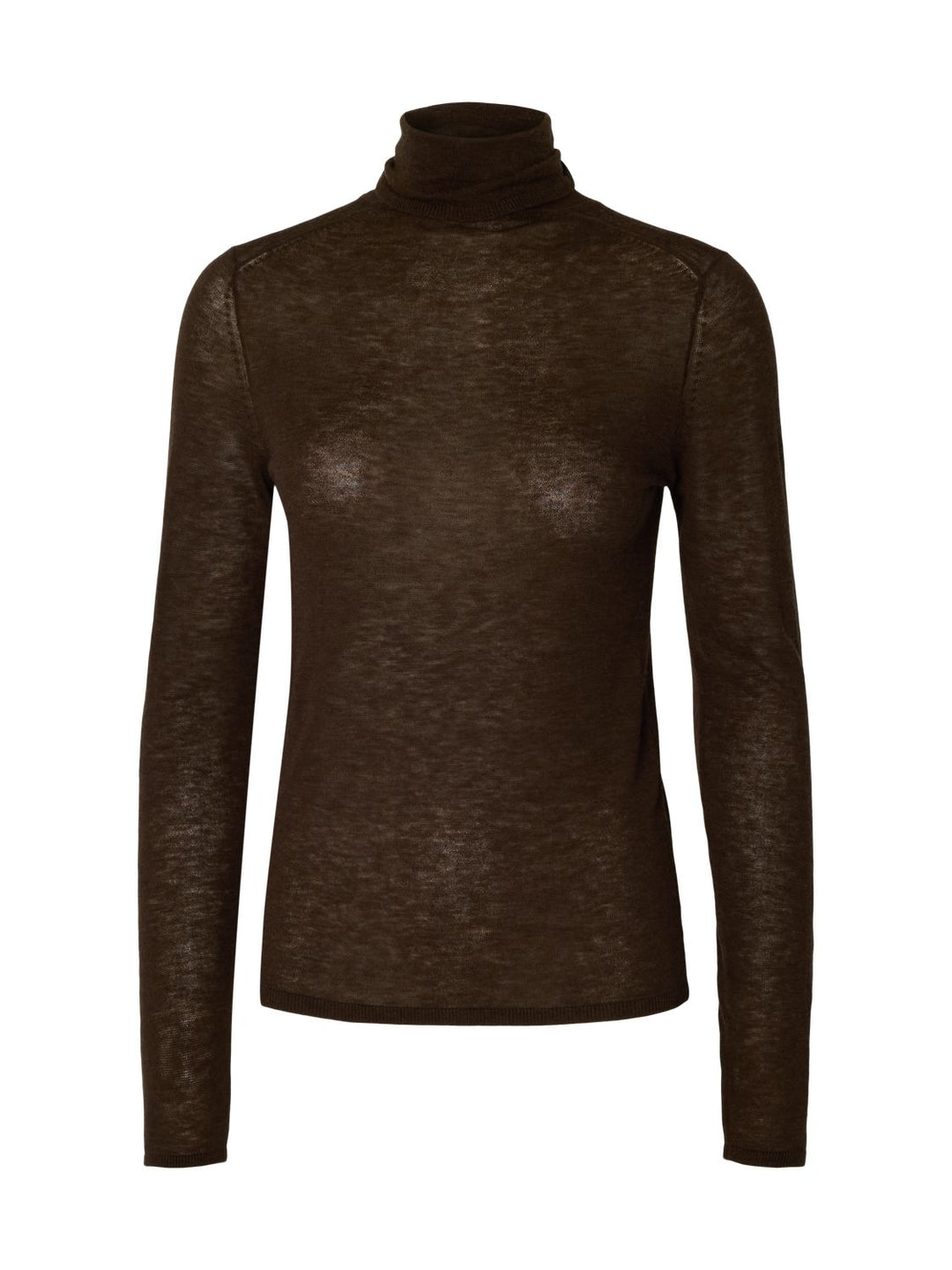 Slwvendy Wool Ls Knit Roll Neck Noos