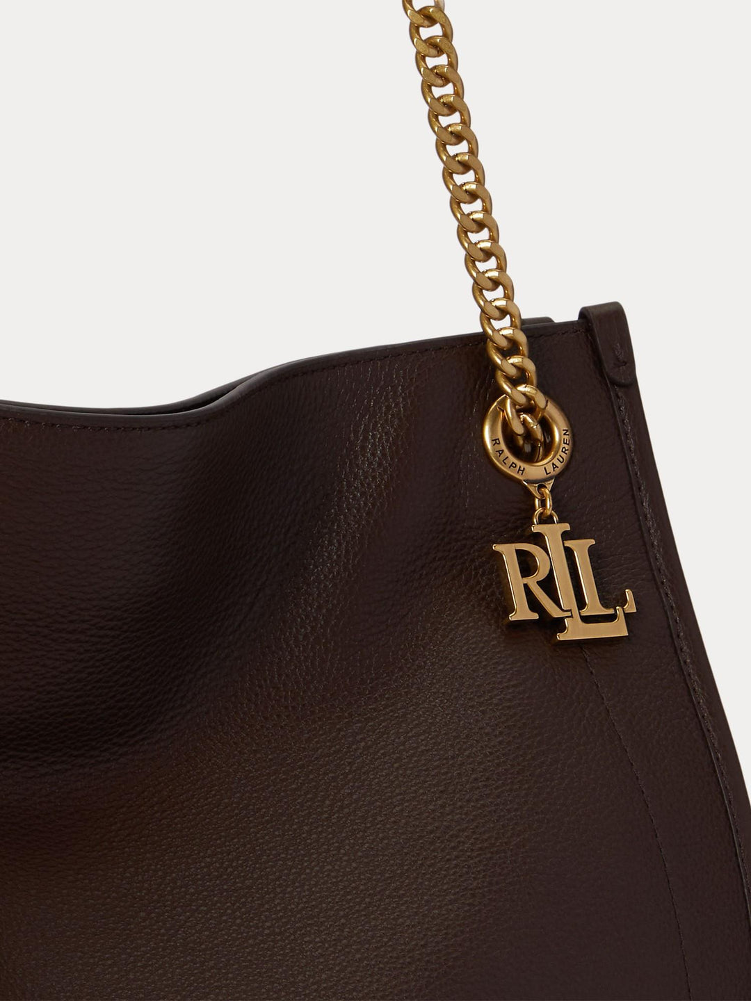 Pebbled leather large bradley tote