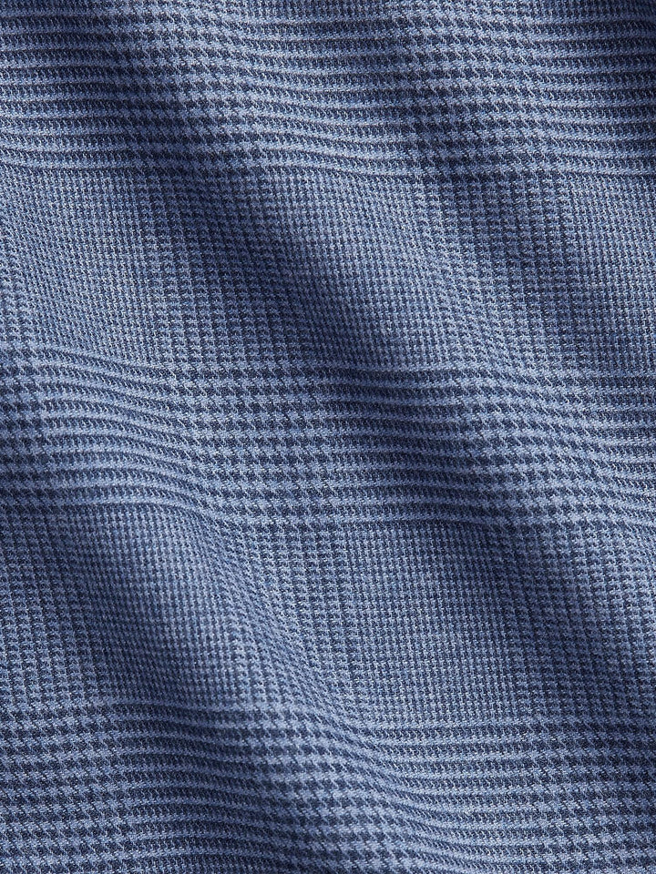 Custom Fit Plaid Performance Twill Shirt