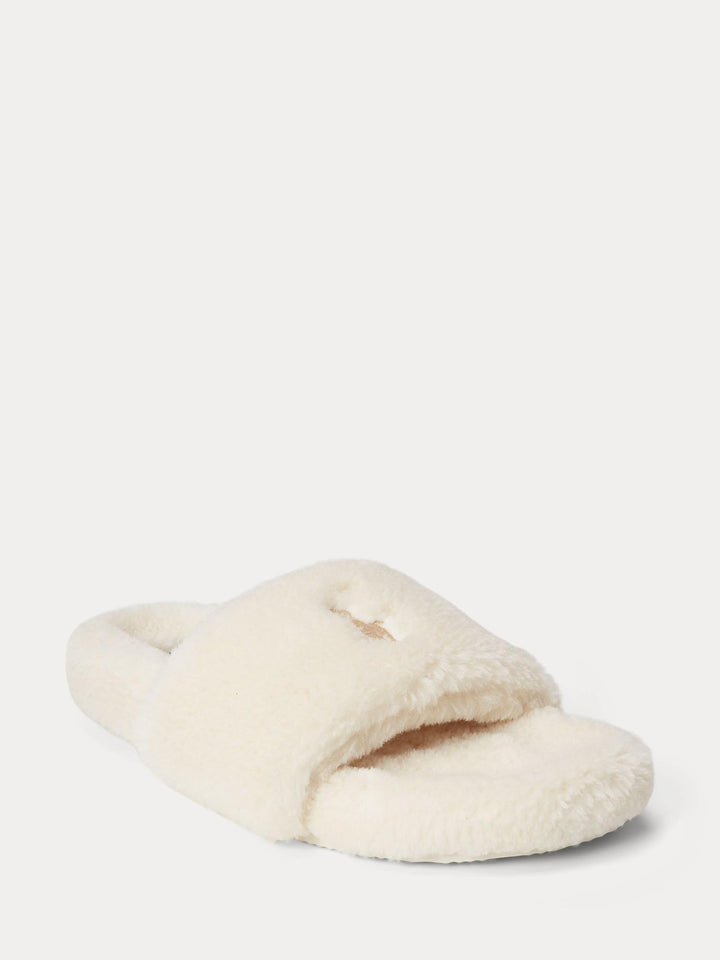 Faux shearling slipper