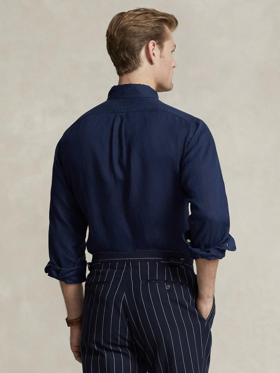 Custom fit linen shirt