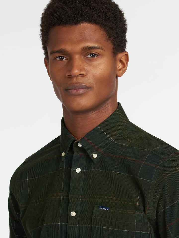 Blair Tailored Tartan Cord Shirt