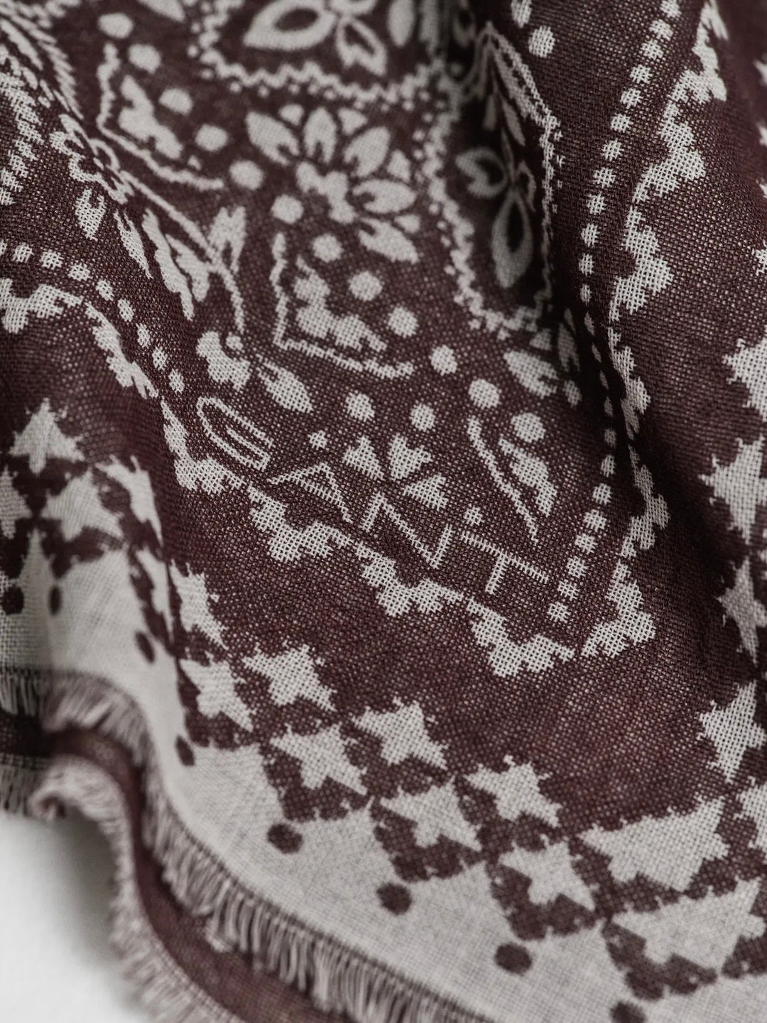 Merino Wool Paisley Scarf