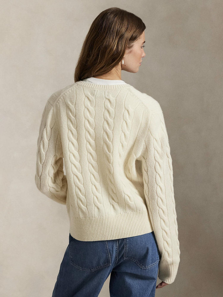 Wool cashmere cardigan