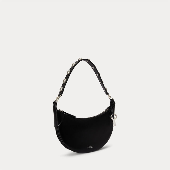 Polo id leather-studded mini chain bag