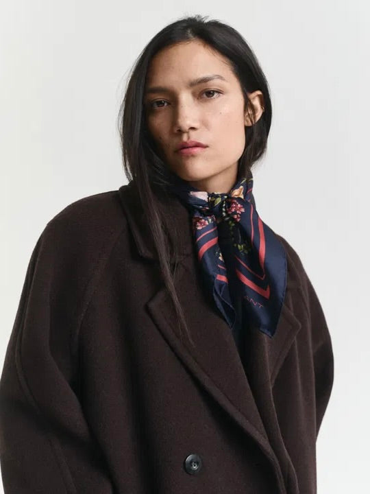 Floral Print Silk Scarf