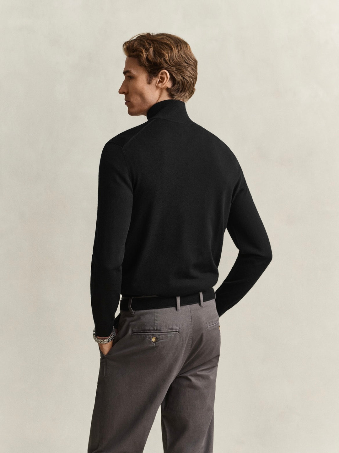 Extrafine Merino Wool Half Zip