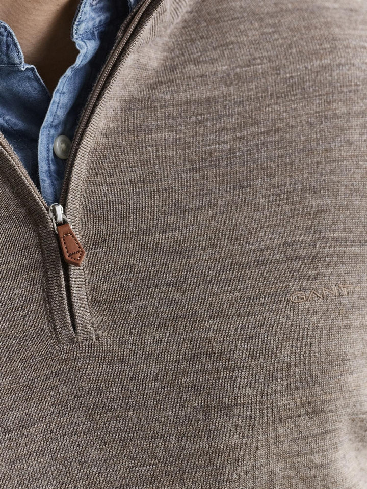 Extrafine Merino Wool Half Zip