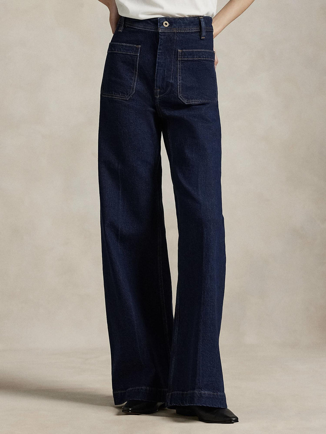 high rise boot jean